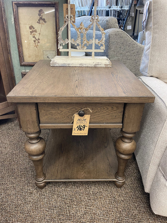 American Farmhouse Drawer End Table